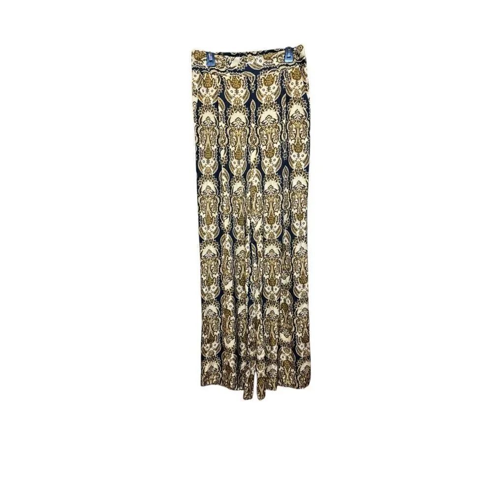Drew Black & Gold Wide Leg Pant NWT Size XS